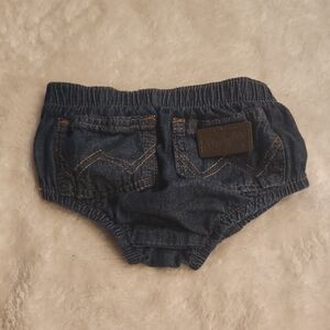 Dark Blue Denim Baby Bloomers